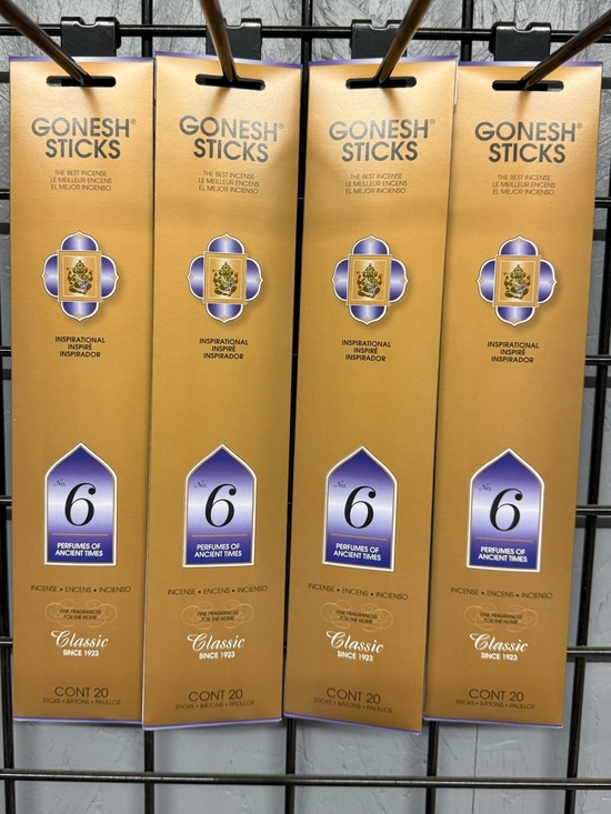 Gonesh Other - Gonesh Classic Incense Sticks (4-packs -total 80 sticks)